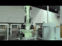 Robot automatic discharging station