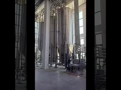 Low-smoke, halogen-free material manufacturing plant centralized feeding system