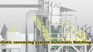 Integrated Pneumatic Conveying & Automatic Batching System for PVC, SPC & Cable Compound Production